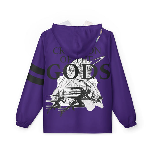 Purple CreationOfTheGods Windbreaker Jacket