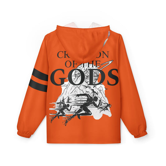 Orange CreationOfTheGods Windbreaker Jacket