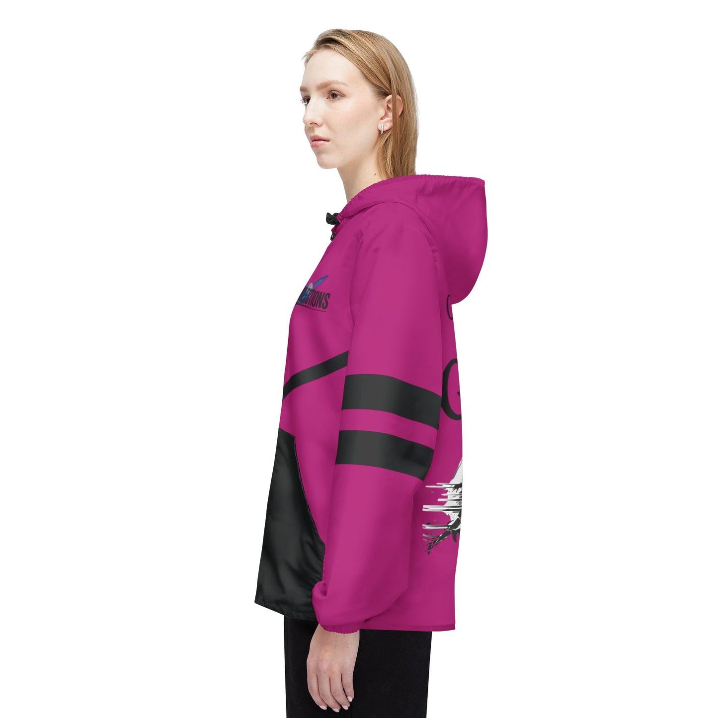 Pink CreationOfTheGods Windbreaker Jacket