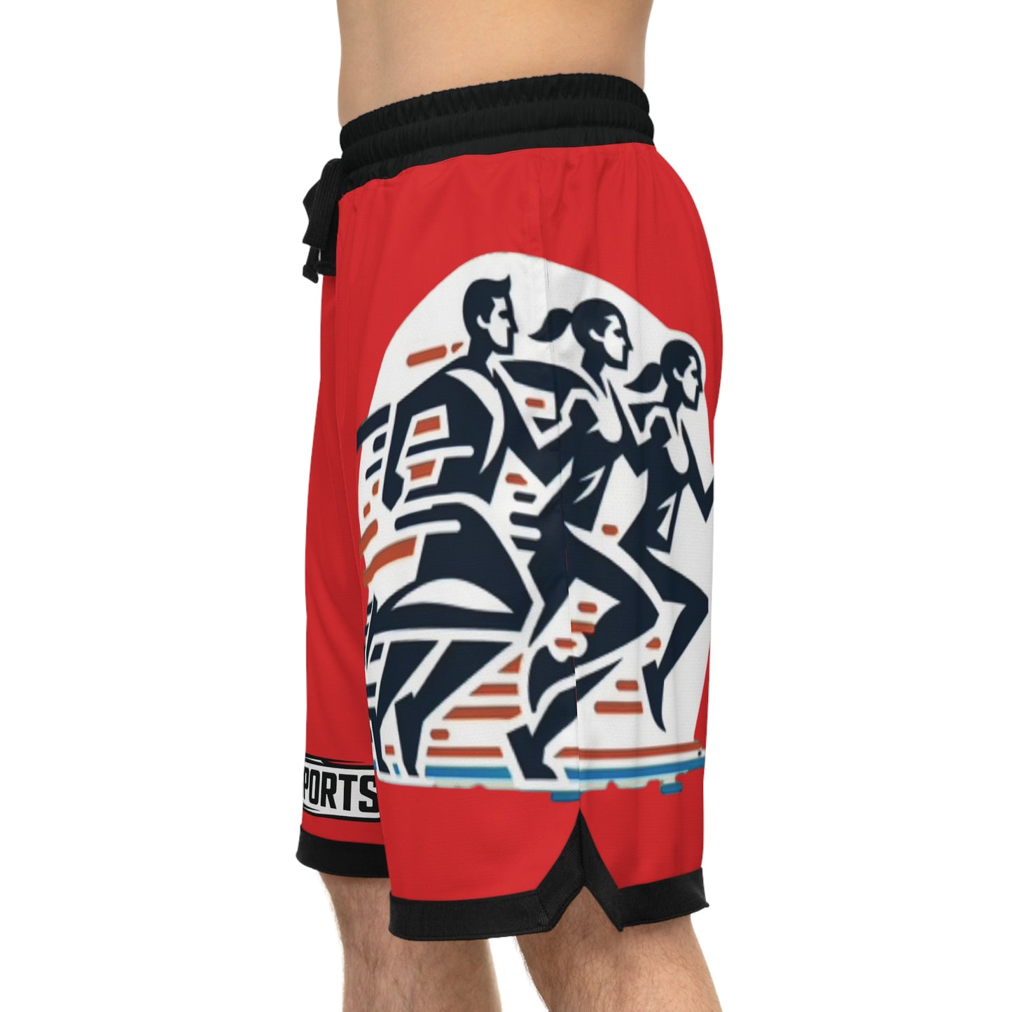 red "CTGSports" Active Shorts