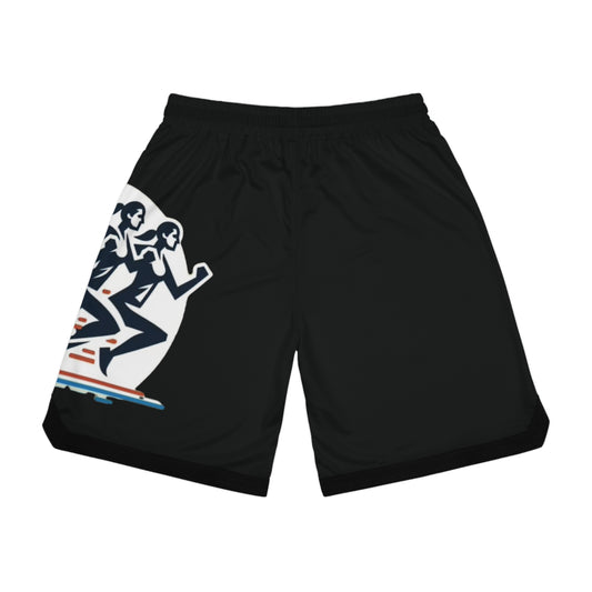 black "CTGSports" Active Shorts