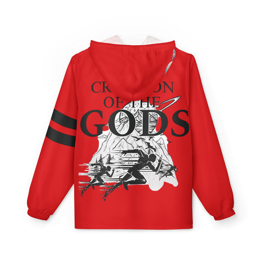 Red CreationOfTheGods Windbreaker Jacket