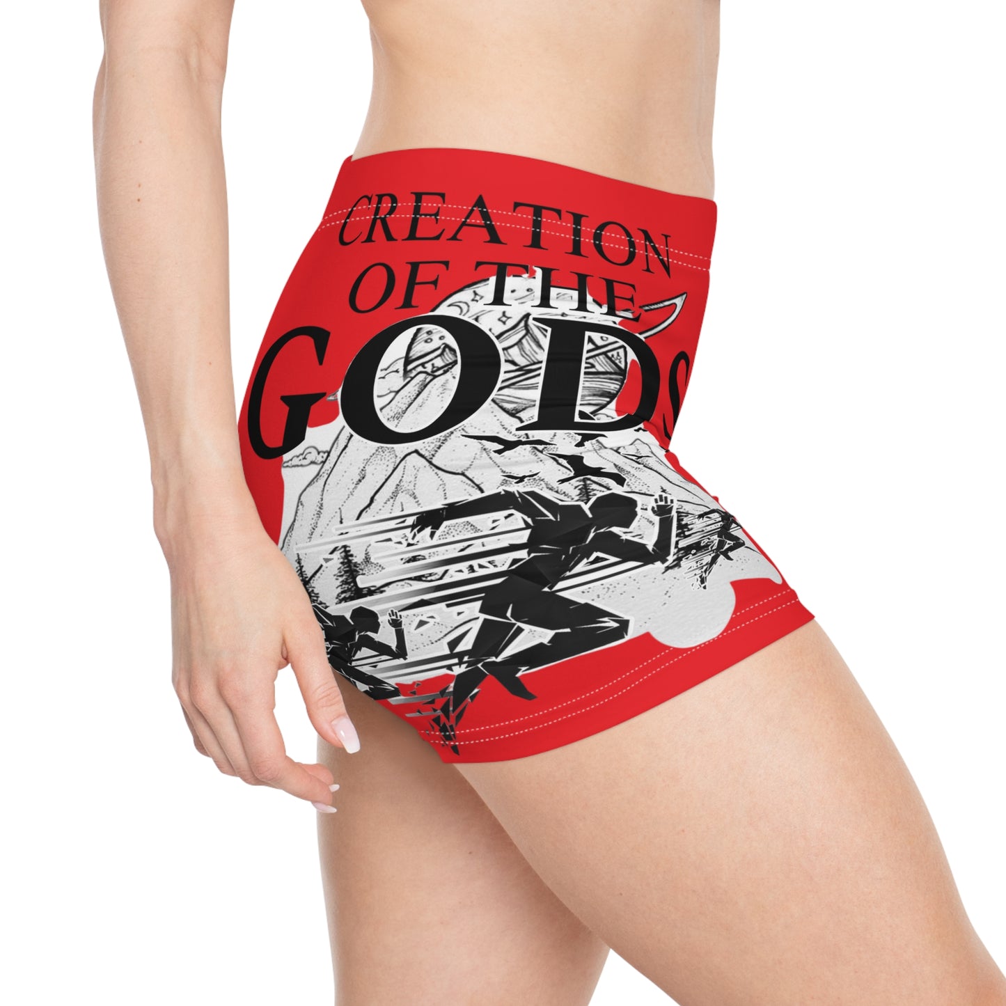 red "Sprint" Wmns Shorts