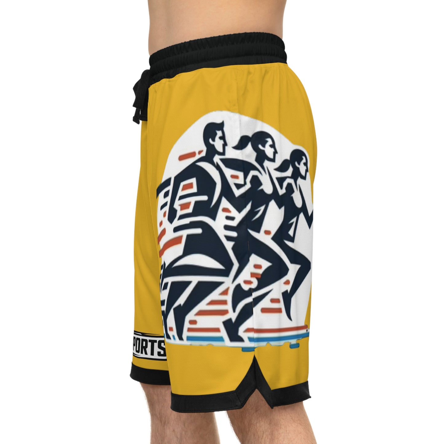 yellow "CTGSports" Active Shorts