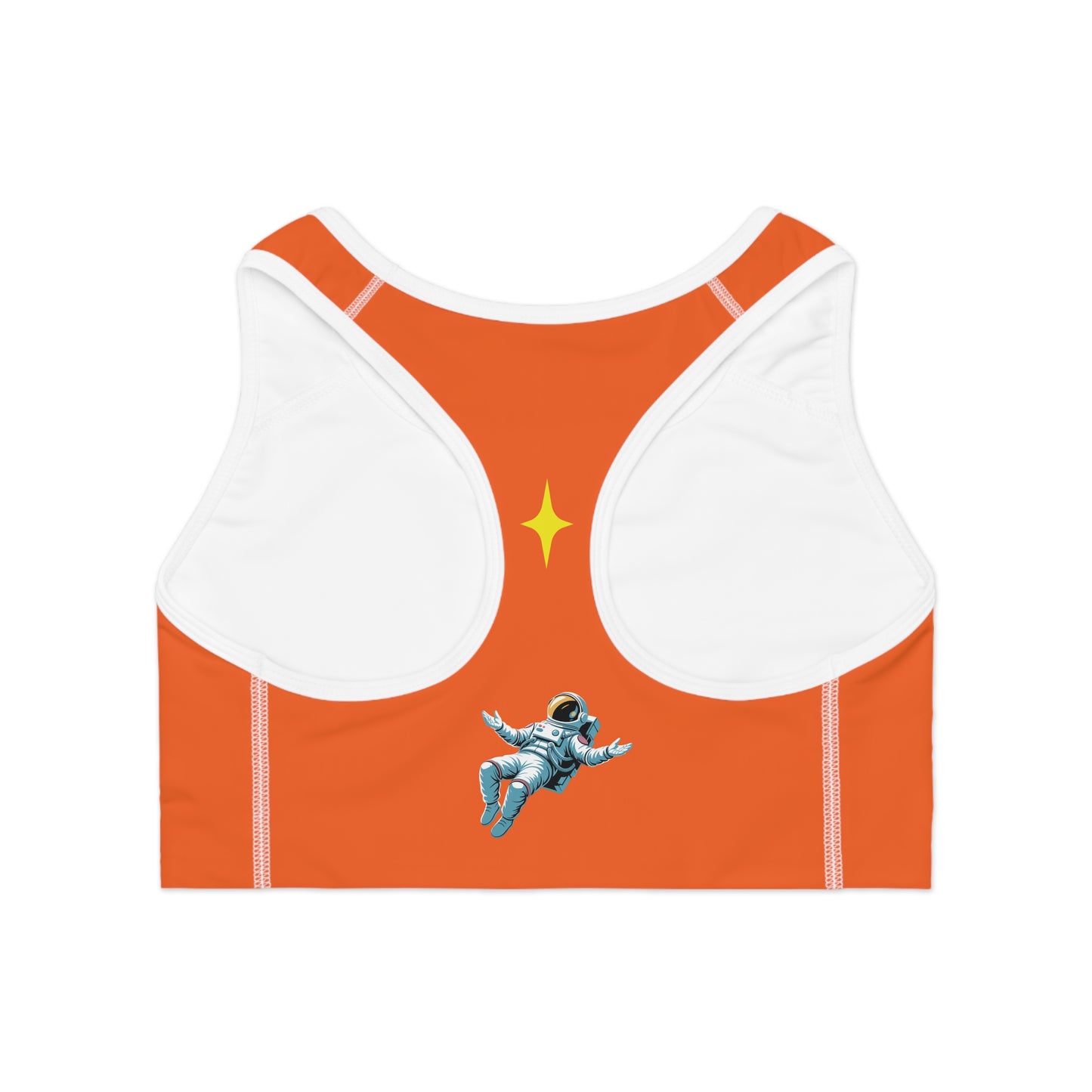 Orange "Spark" Wmns Sports Bra