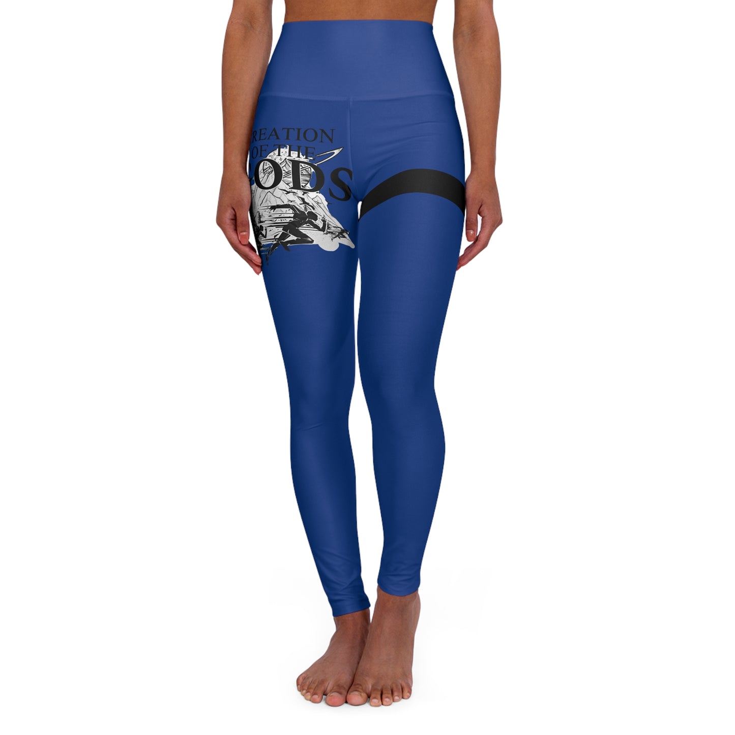 blue CreationOfGods High Waisted Leggings