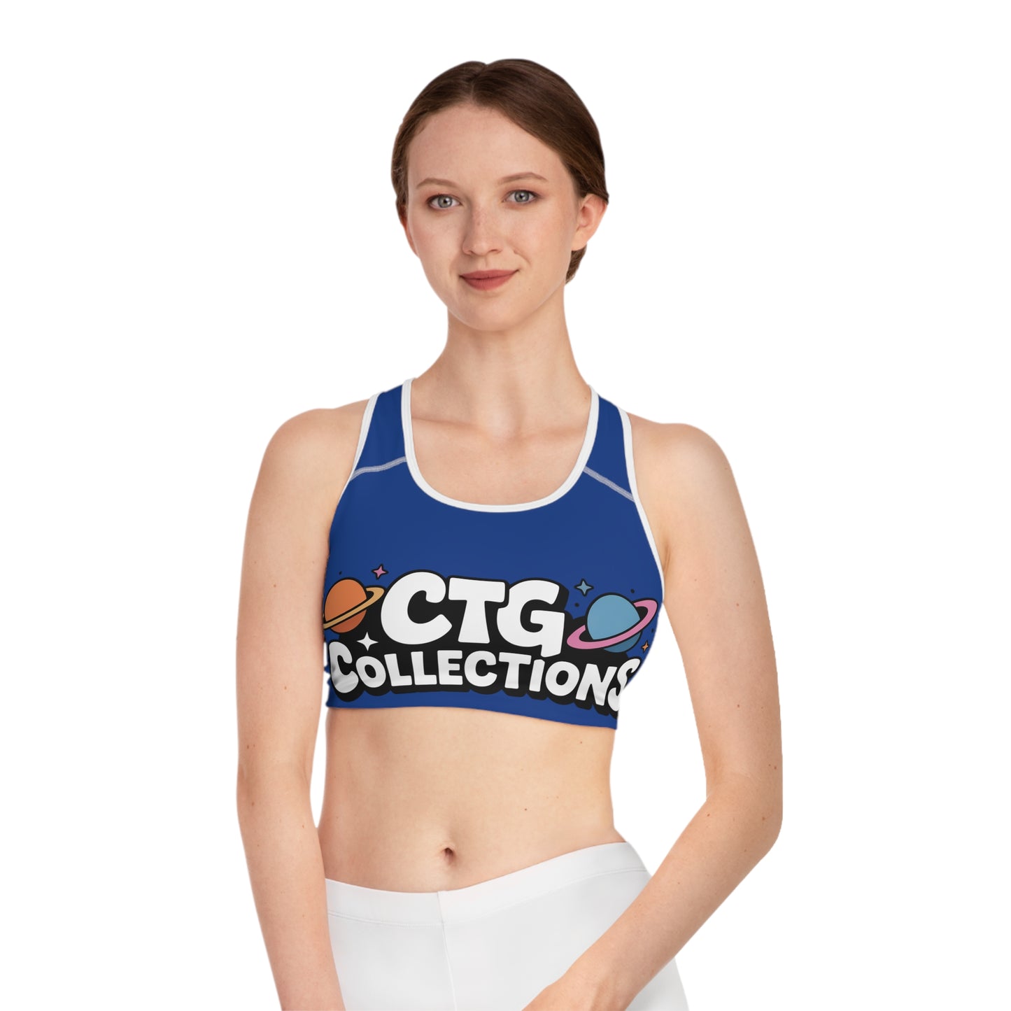 Blue "Spark" Wmns Sports Bra