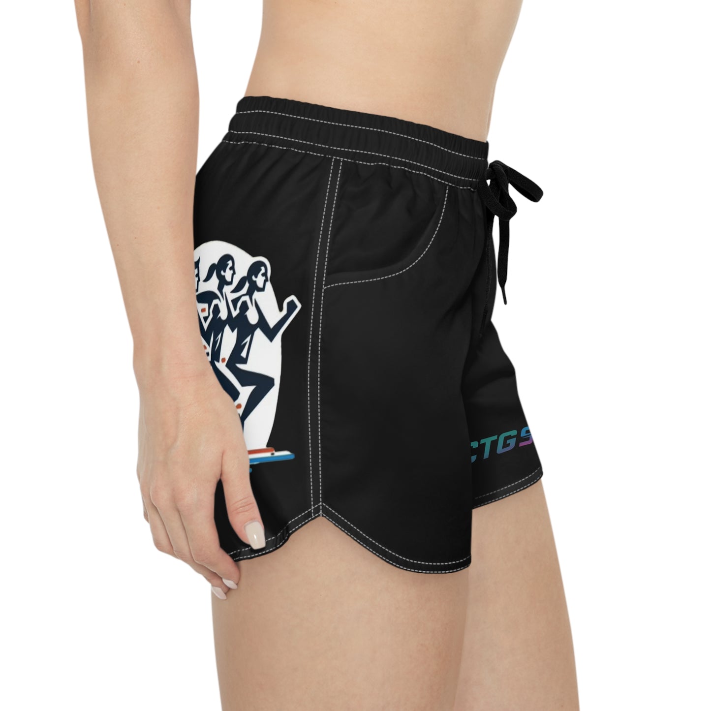 black  "CTGSports" Wmns Shorts