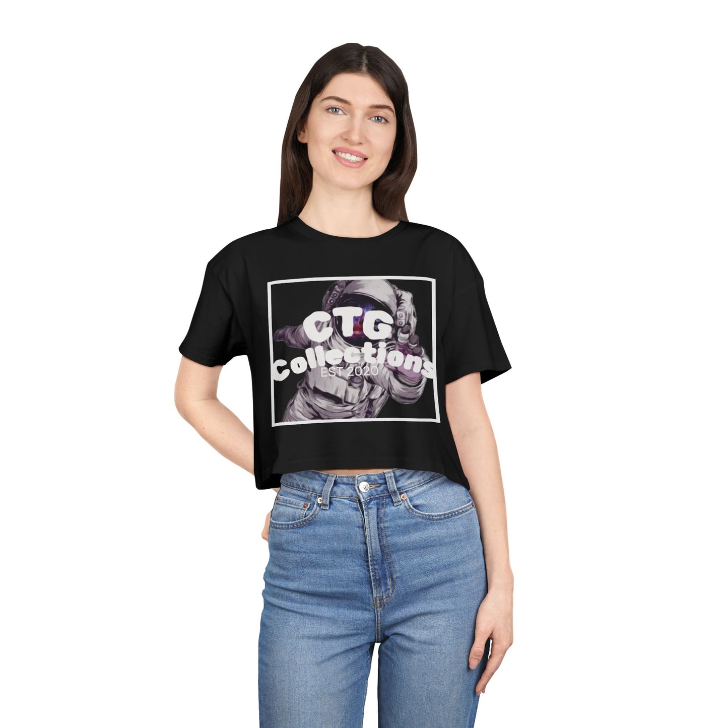 CreationOfGods  Wmns Space Cadet Crop Tee