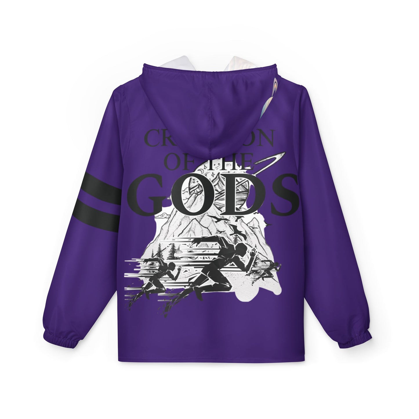 Purple CreationOfTheGods Windbreaker Jacket
