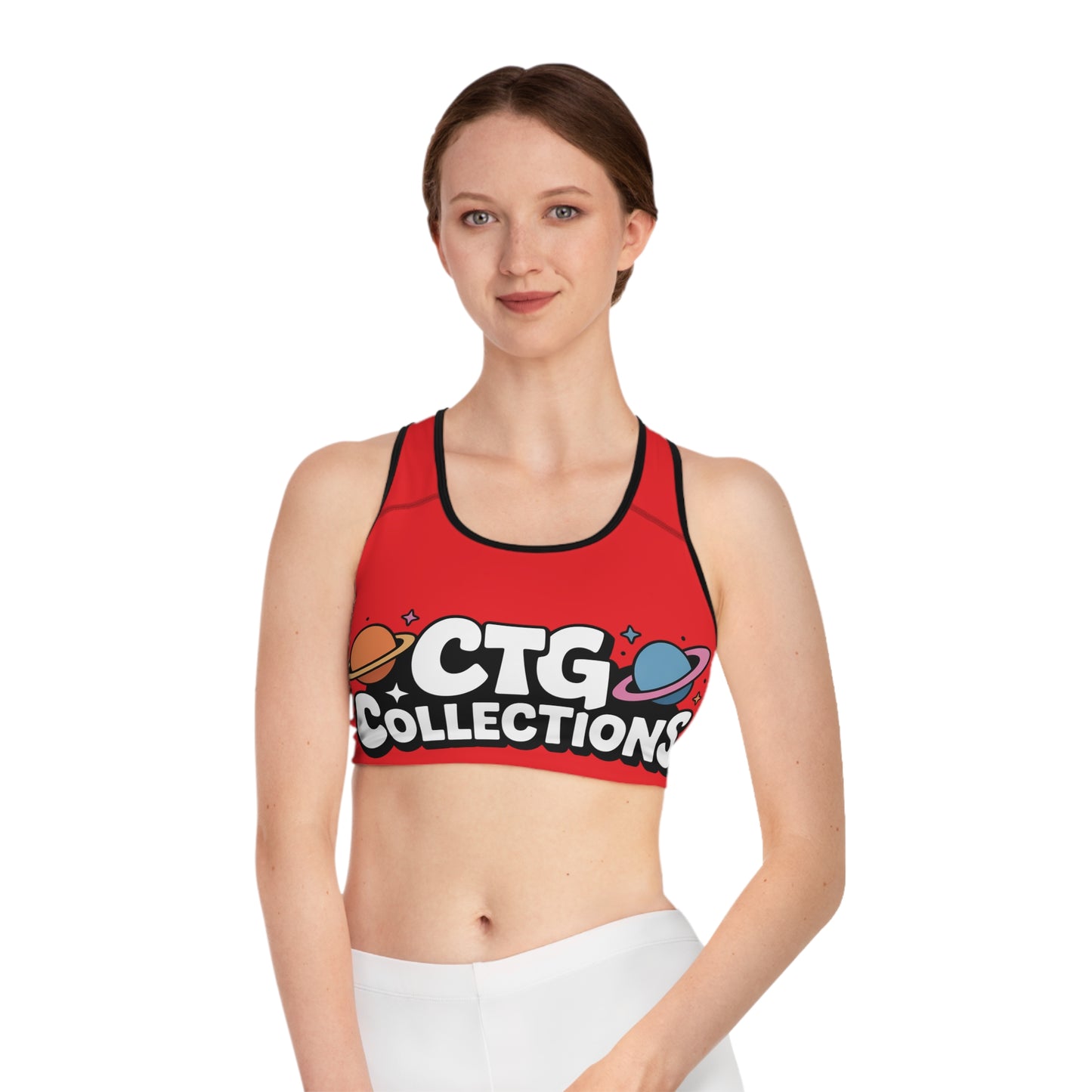 Red "Spark" Wmns Sports Bra