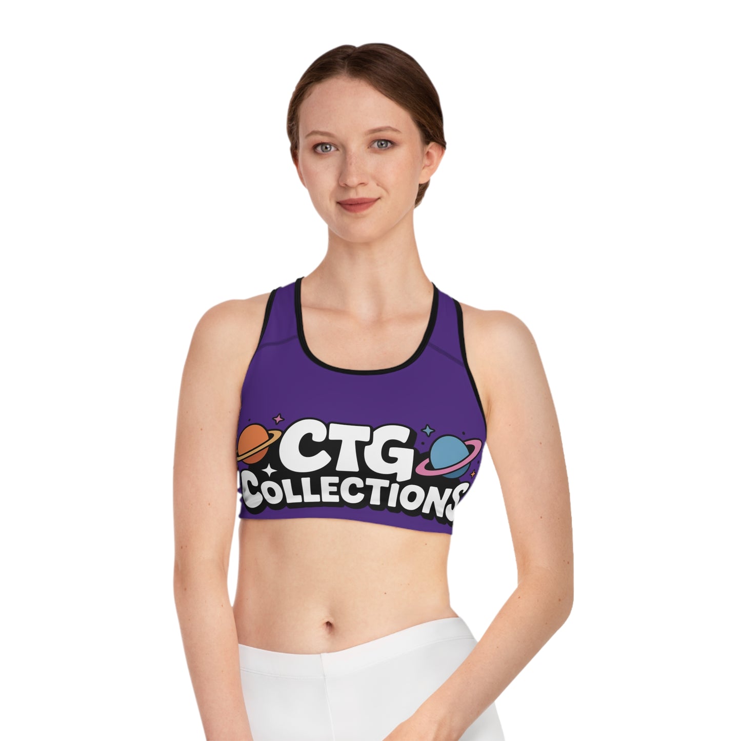 Purple "Spark" Wmns Sports Bra