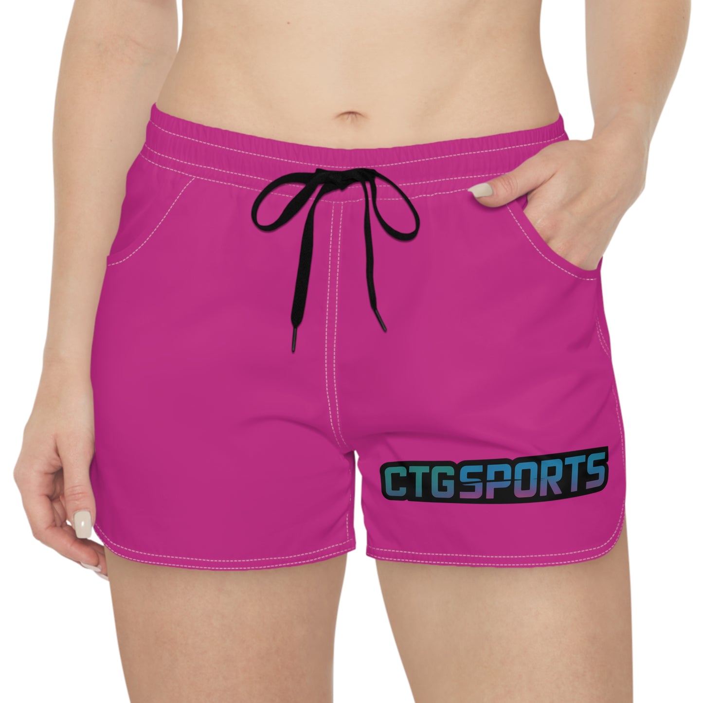 pink "CTGSports" Wmns Shorts
