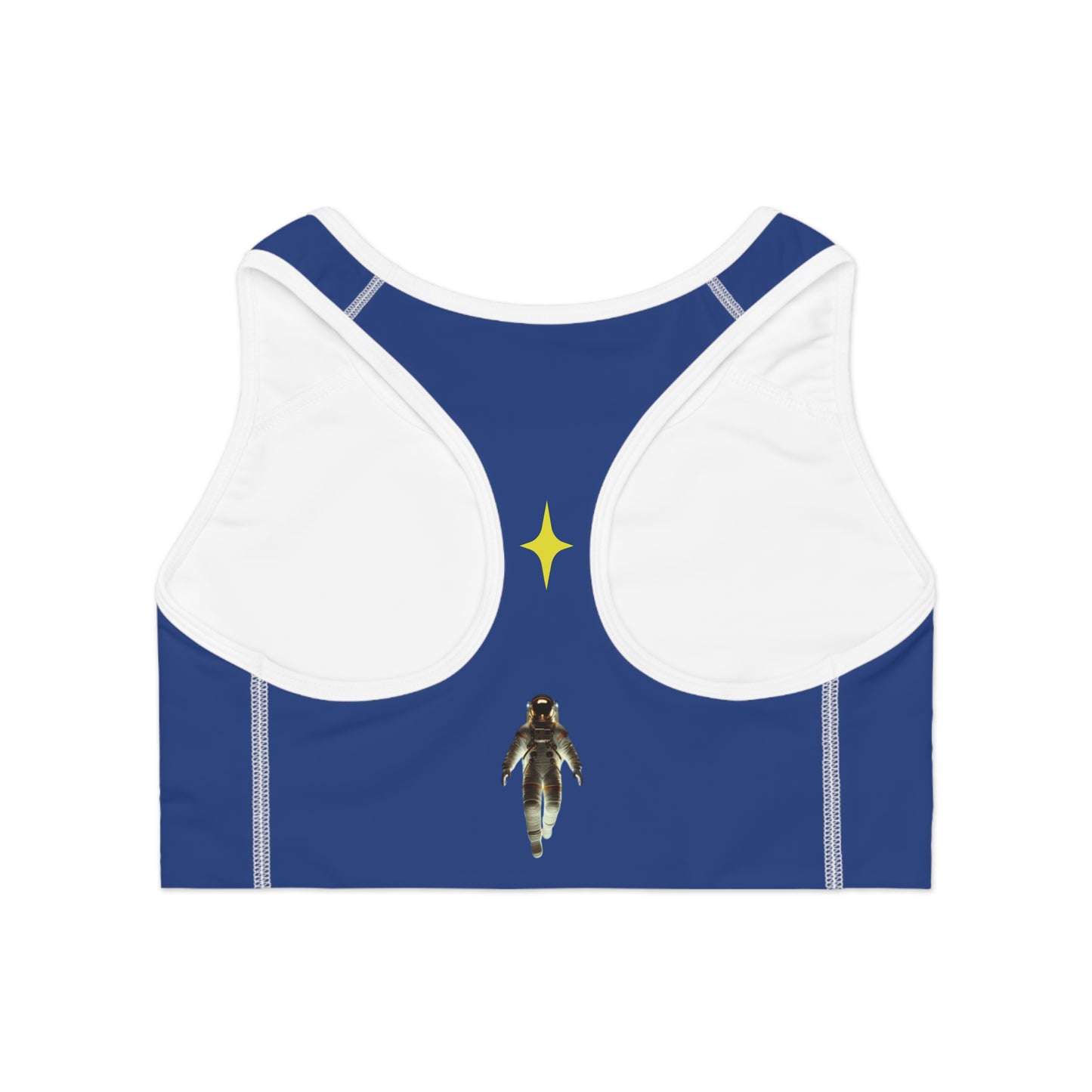 blue "Sprint" Sports Bra