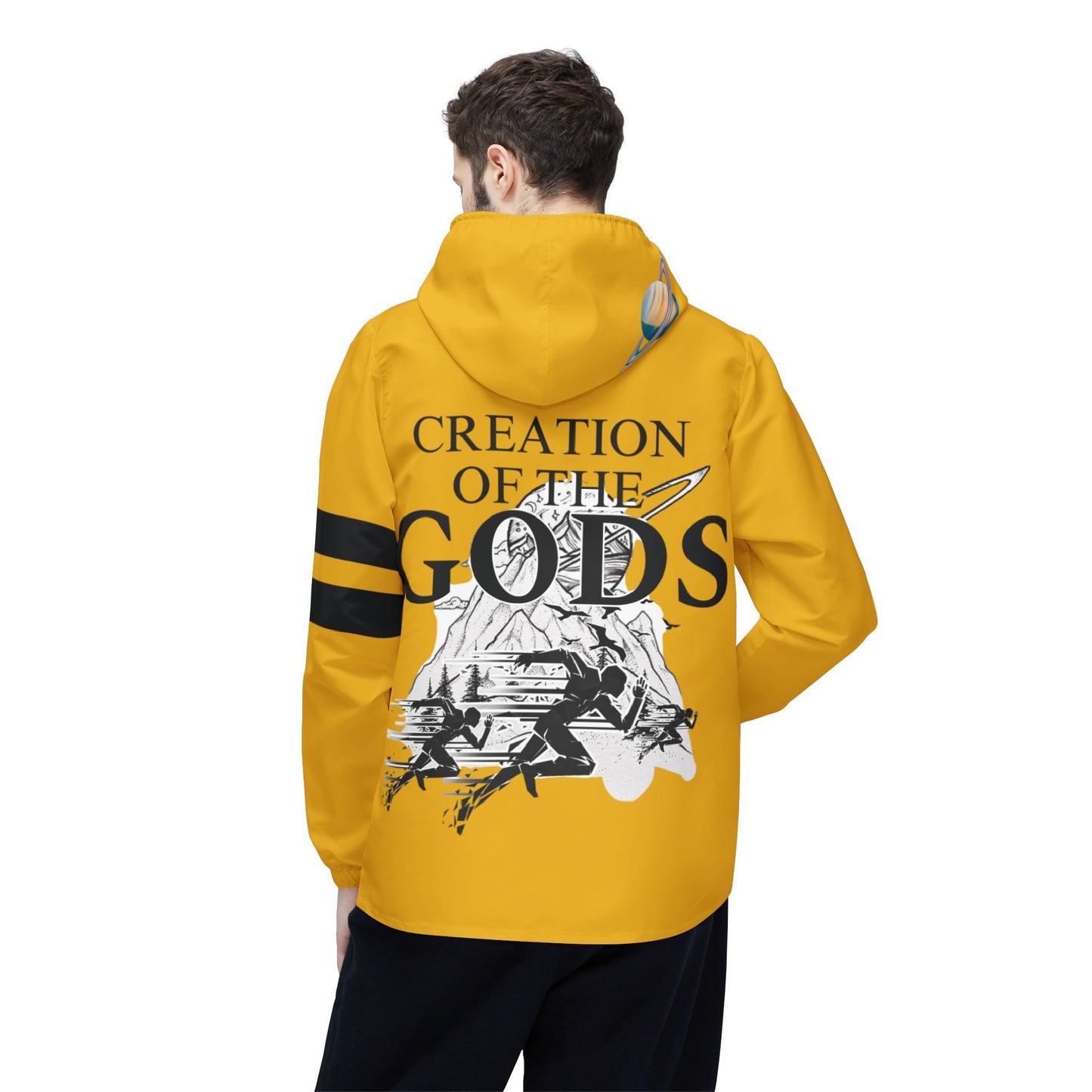 Yellow CreationOfTheGods Windbreaker Jacket