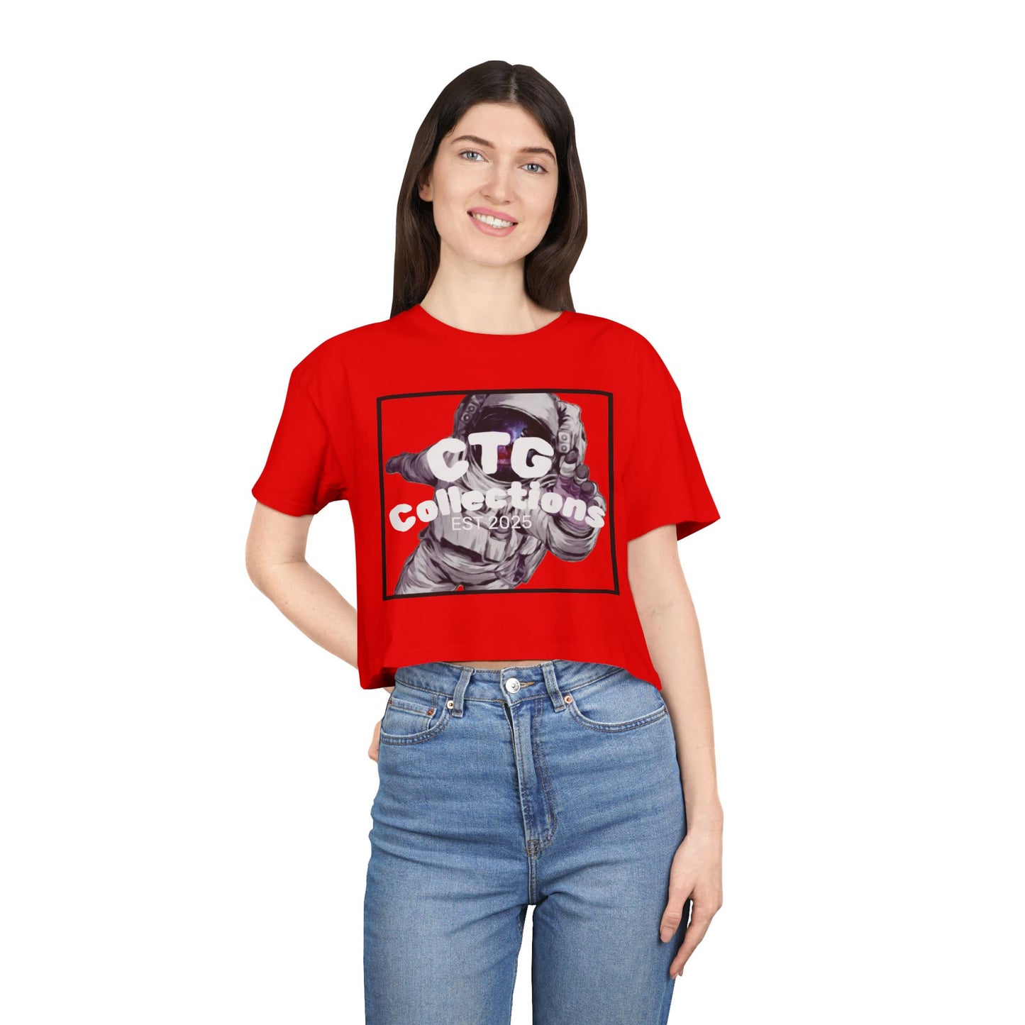 CreationOfGods  Wmns Space Cadet Crop Tee