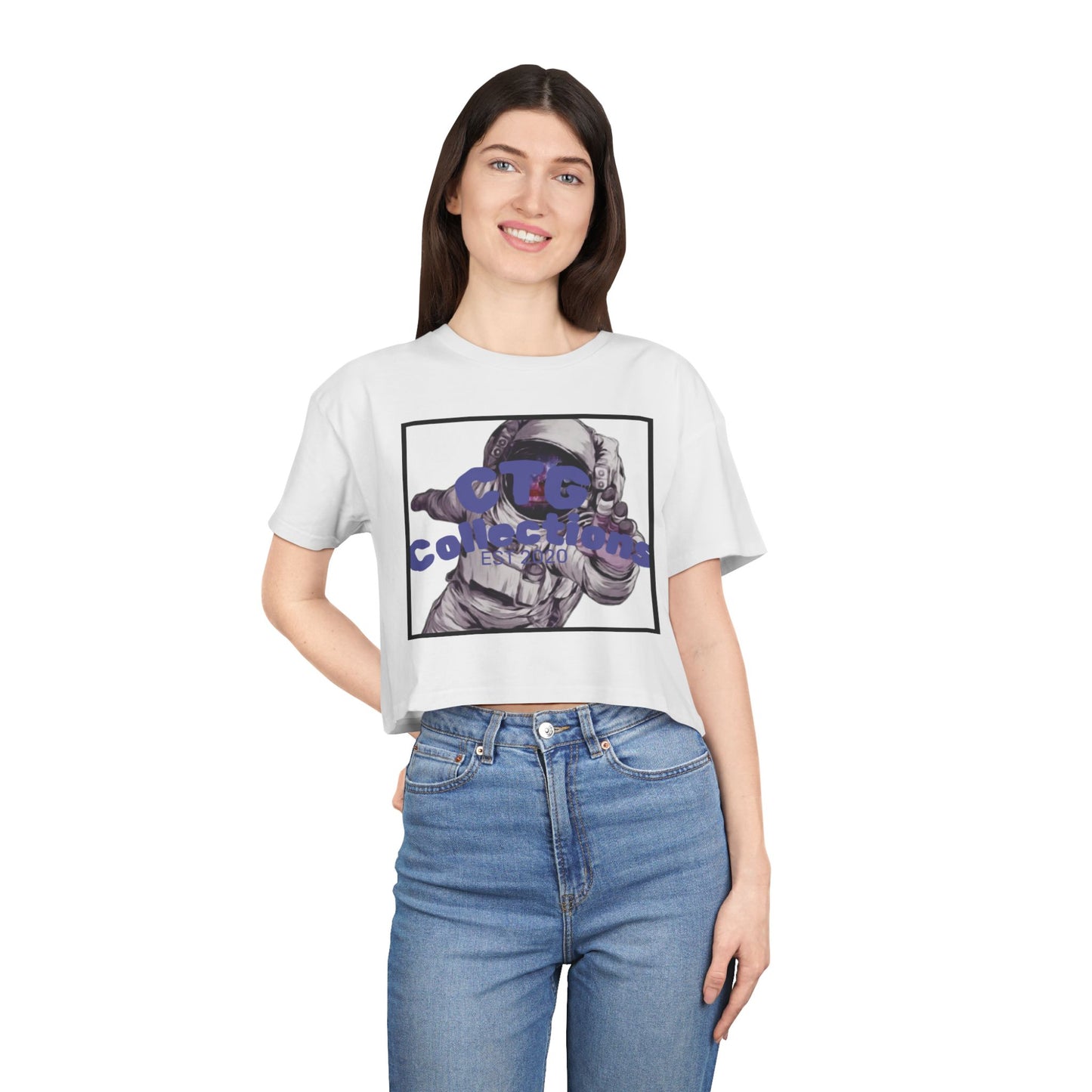 CreationOfGods  Wmns Space Cadet Crop Tee