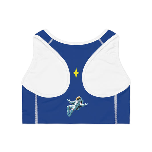 Blue "Spark" Wmns Sports Bra