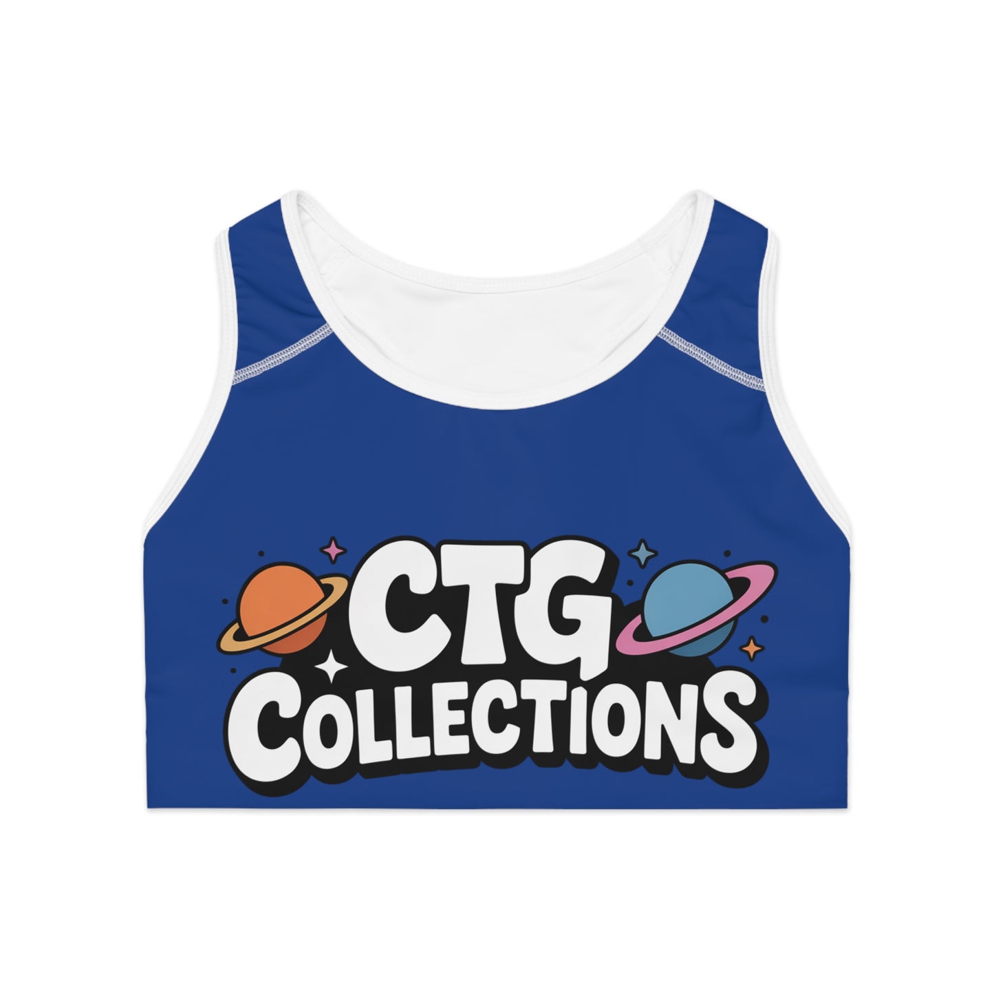 Blue "Spark" Wmns Sports Bra