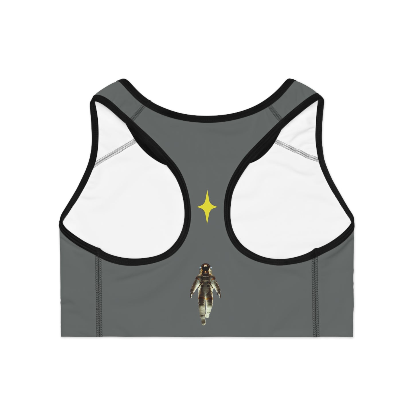 grey "Sprint" Sports Bra