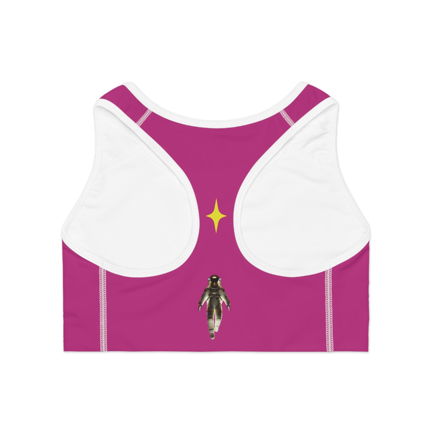 pink "Sprint" Sports Bra