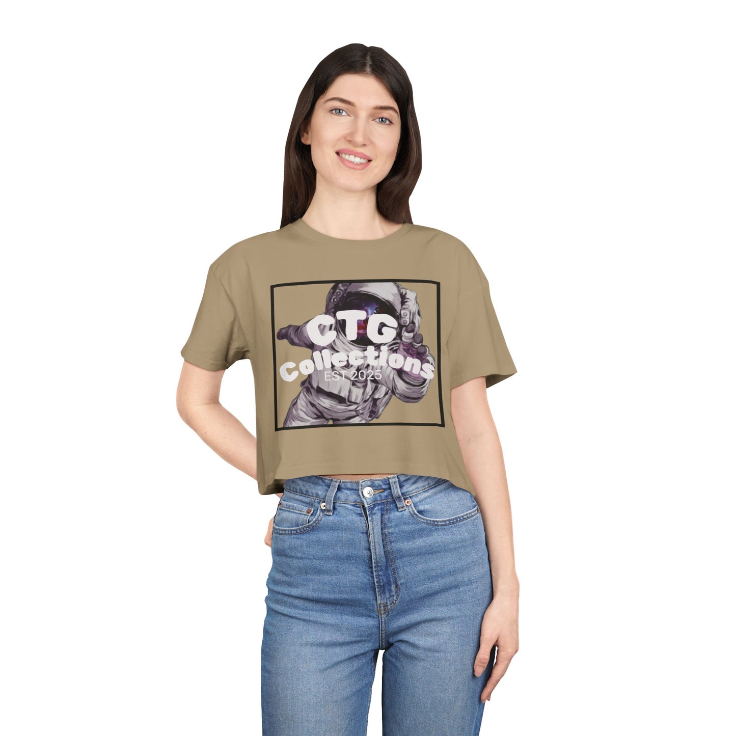 CreationOfGods  Wmns Space Cadet Crop Tee