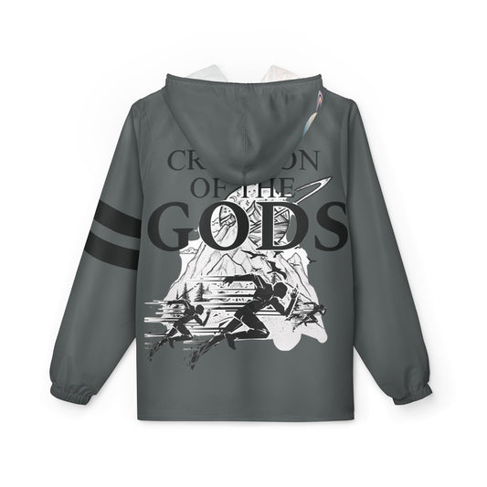 Grey CreationOfTheGods Windbreaker Jacket