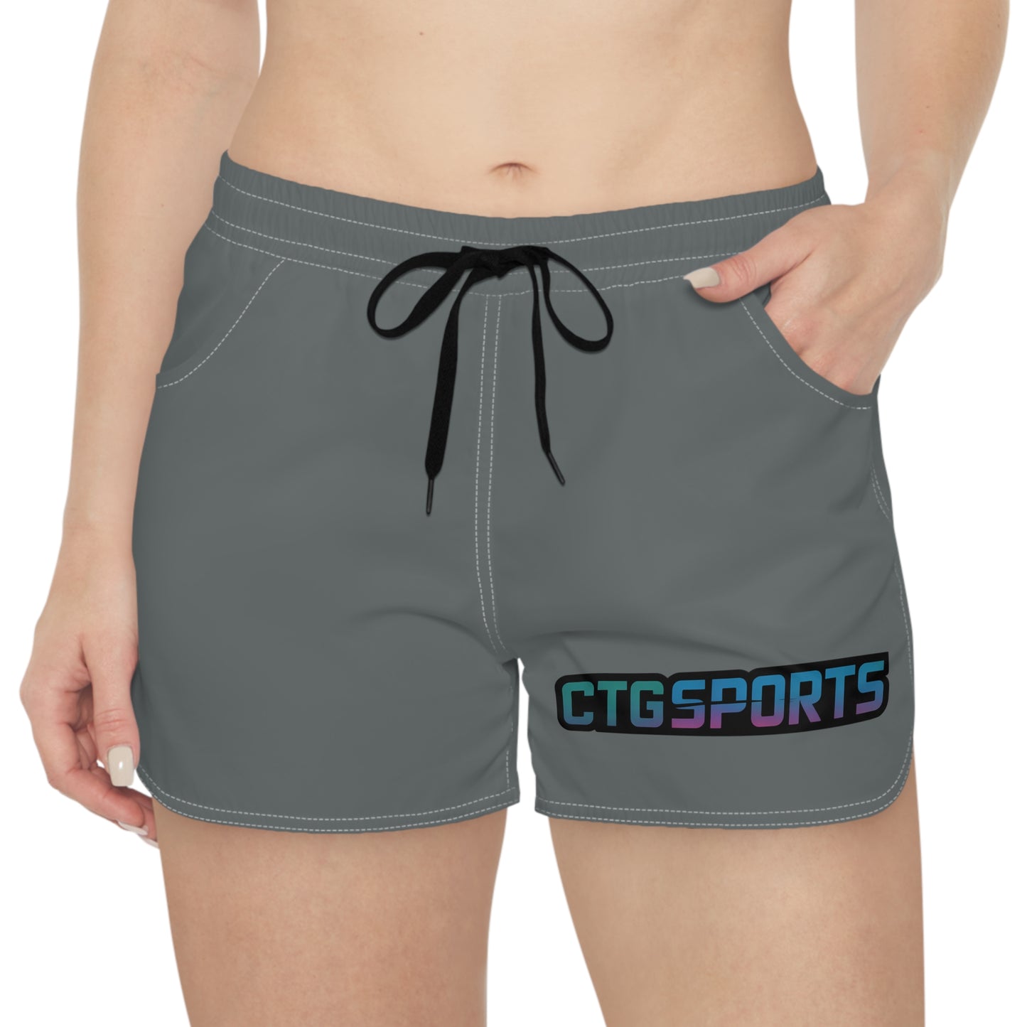 grey "CTGSports" Wmns Shorts