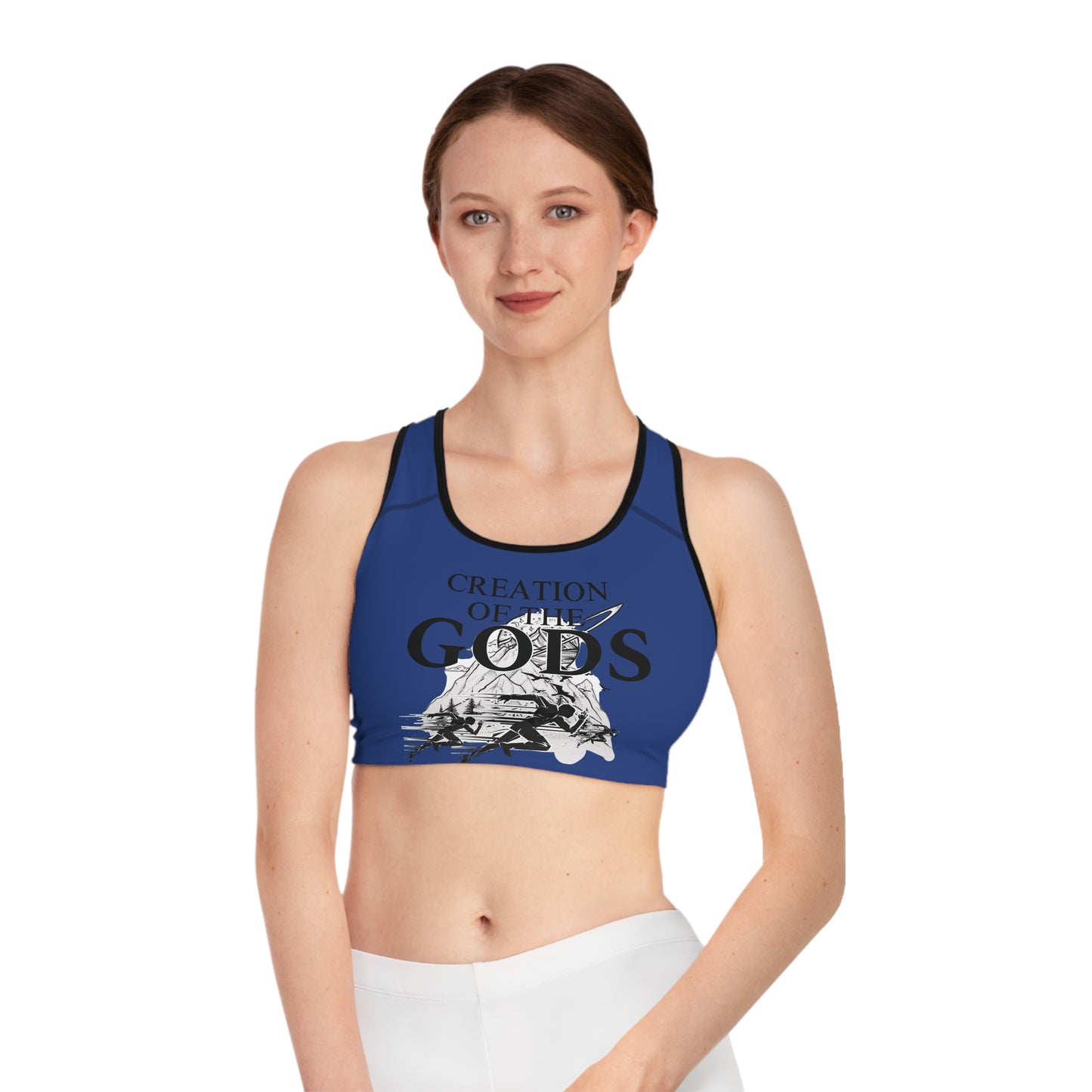 blue "Sprint" Sports Bra