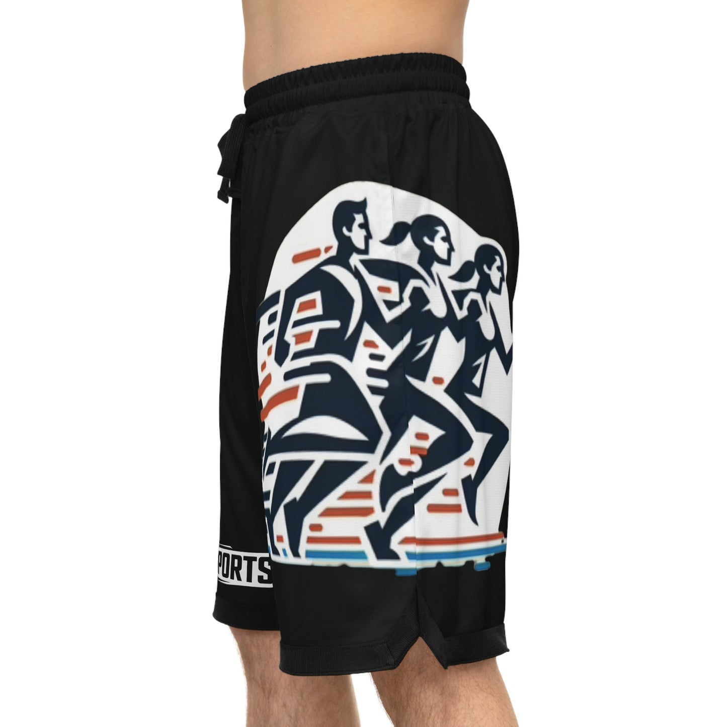 black "CTGSports" Active Shorts