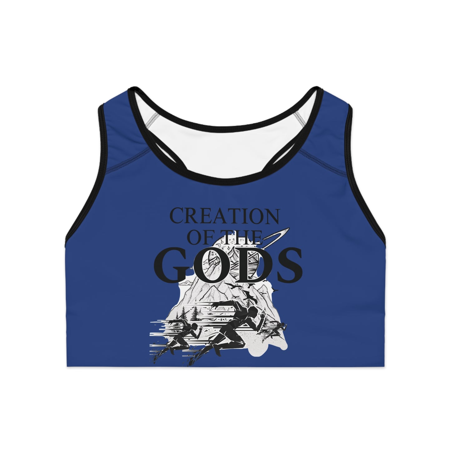 blue "Sprint" Sports Bra