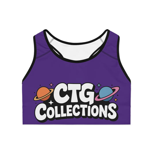 Purple "Spark" Wmns Sports Bra