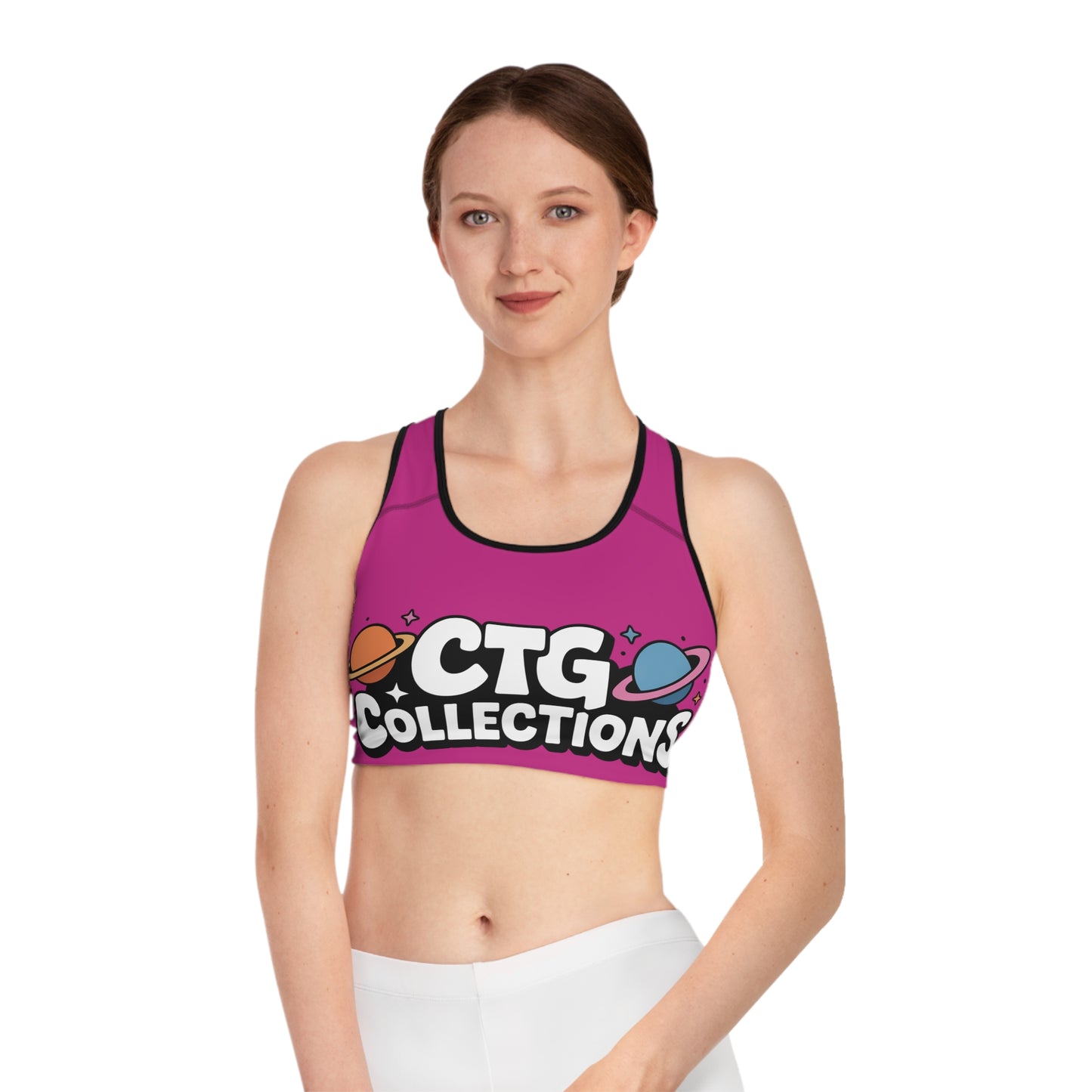 Pink "Spark" Wmns Sports Bra