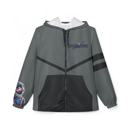Grey CreationOfTheGods Windbreaker Jacket