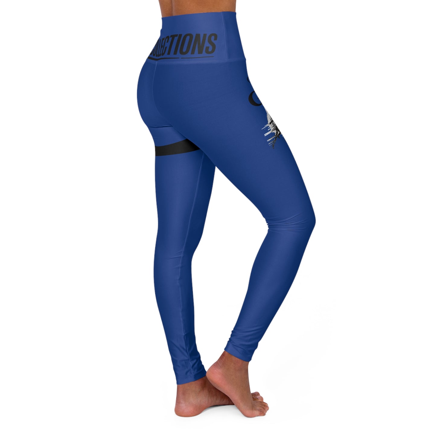 blue CreationOfGods High Waisted Leggings