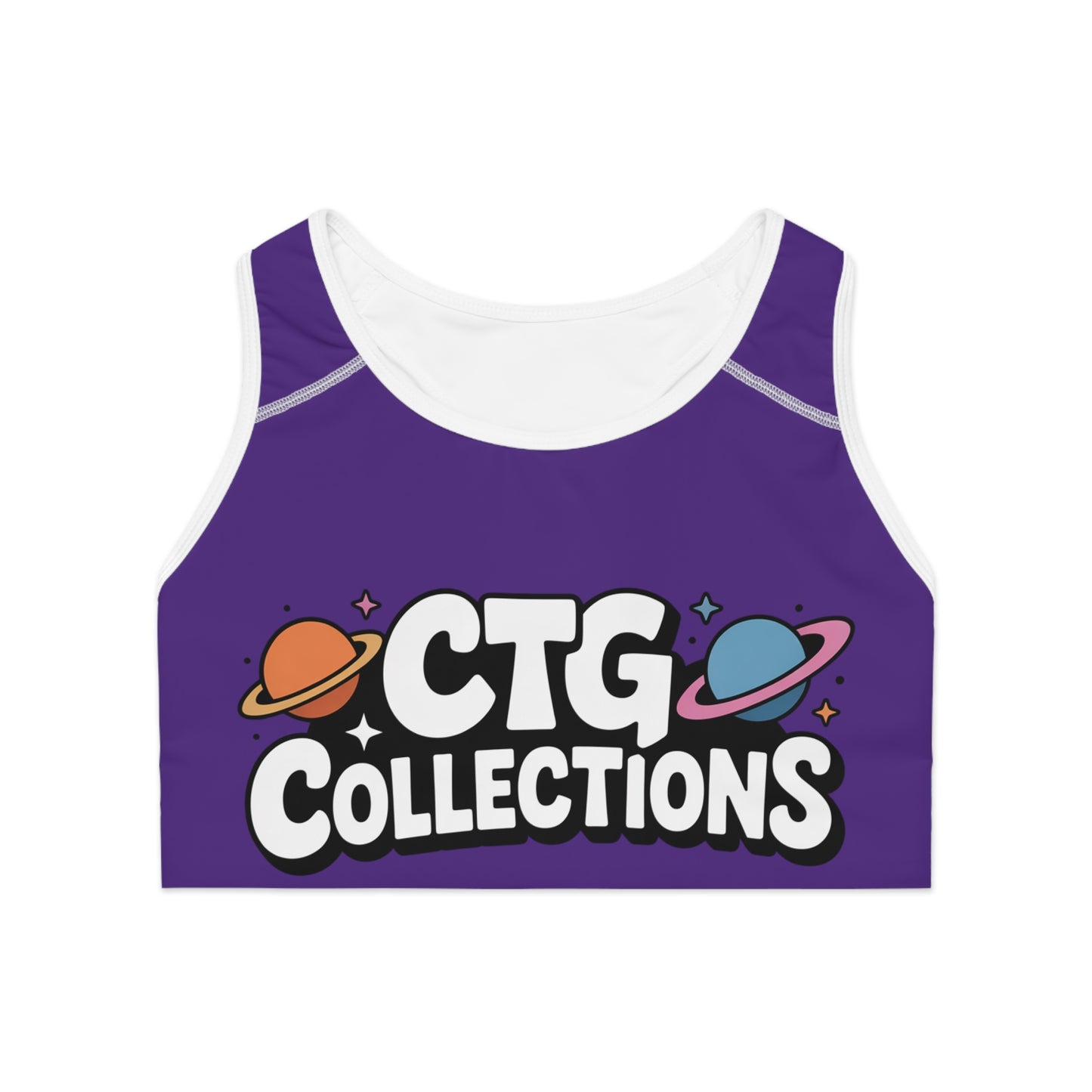 Purple "Spark" Wmns Sports Bra