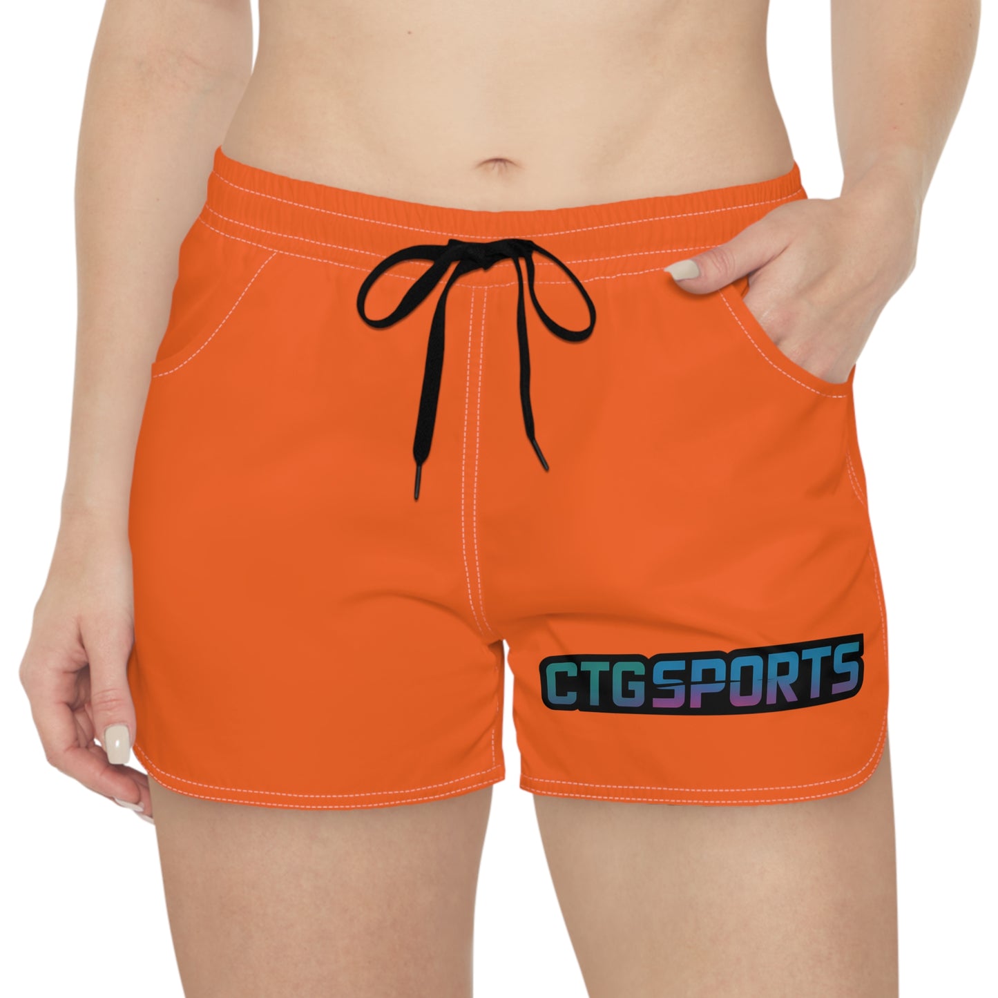 Orange "CTGSports" Wmns Shorts