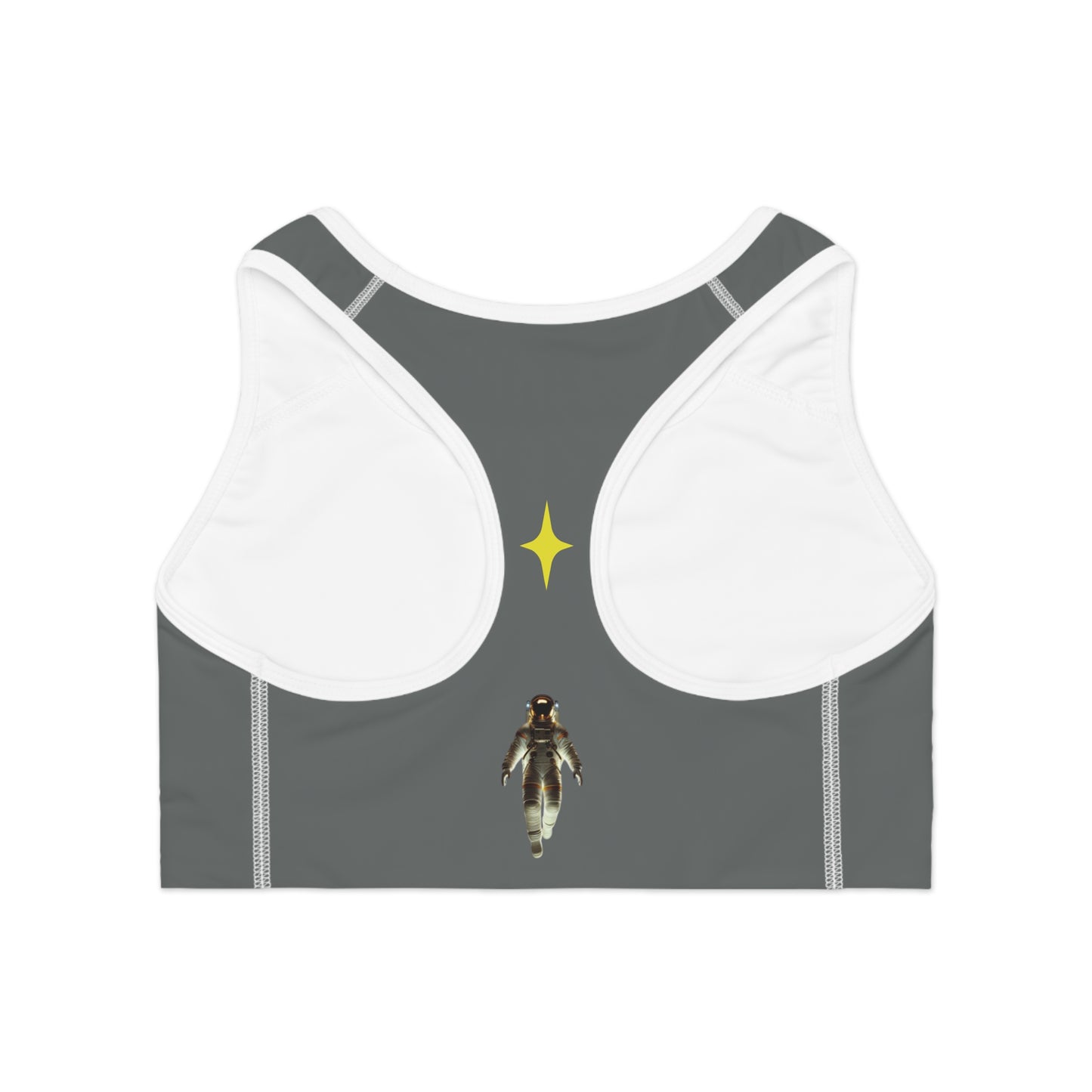 grey "Sprint" Sports Bra