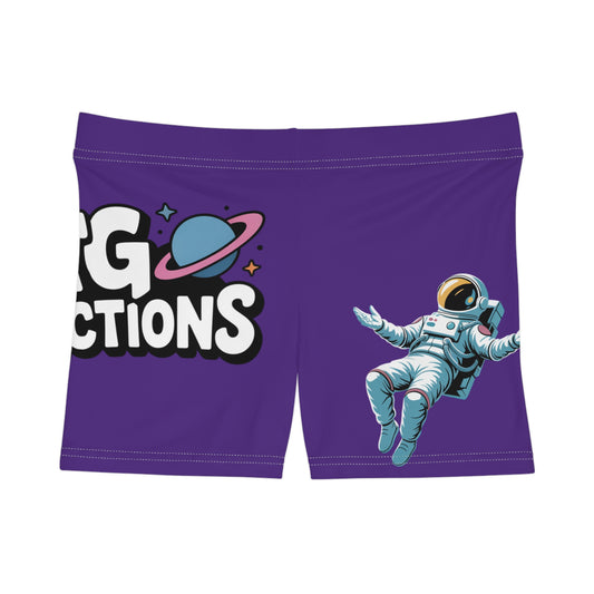 Purple "Spark"  Women's Shorts