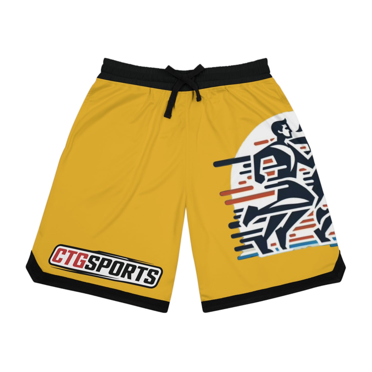yellow "CTGSports" Active Shorts