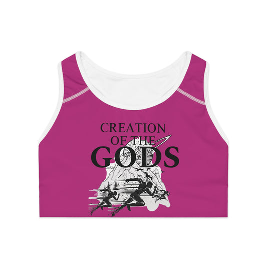 pink "Sprint" Sports Bra