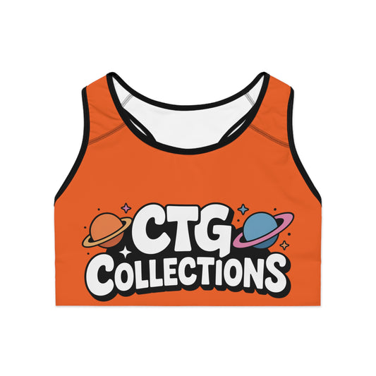 Orange "Spark" Wmns Sports Bra