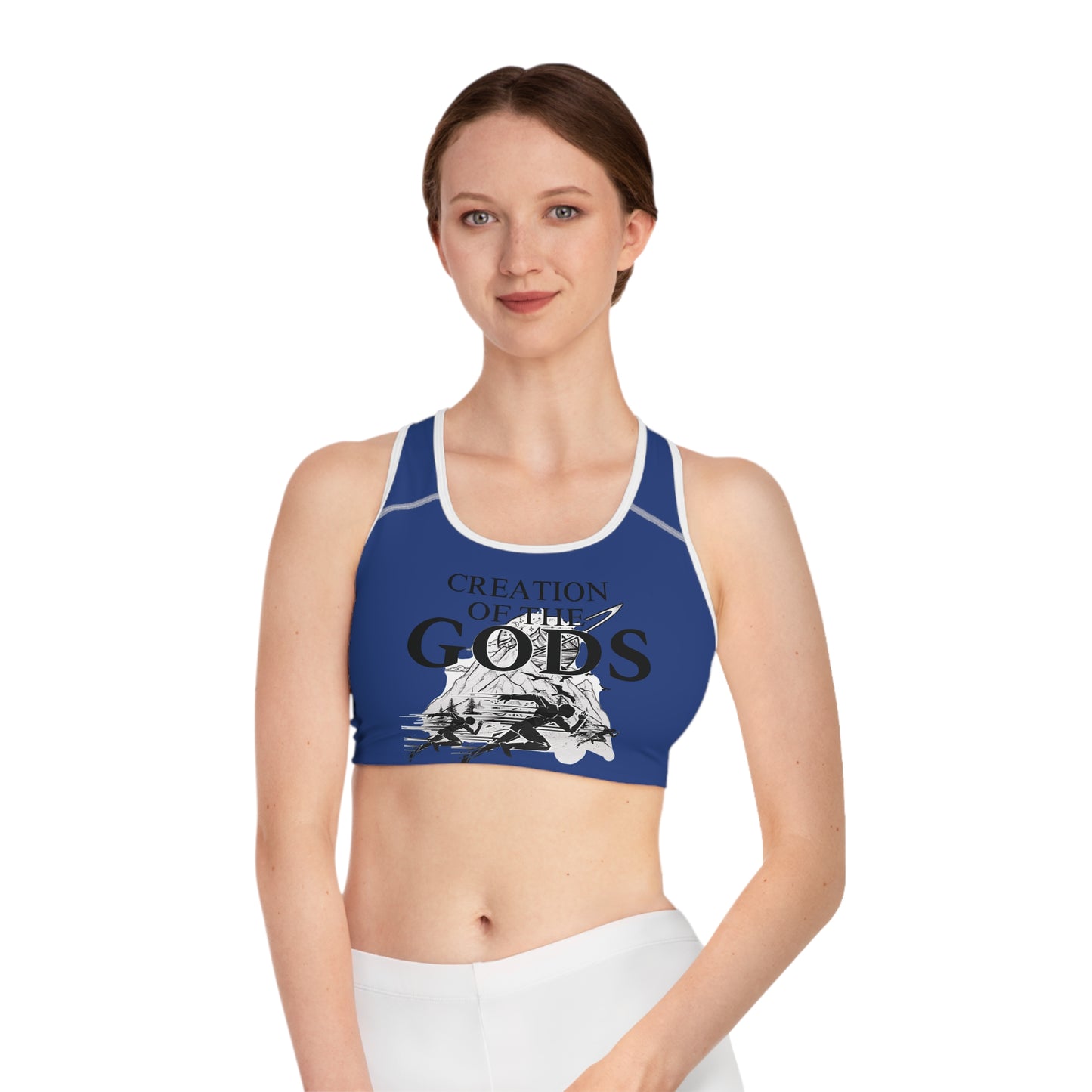 blue "Sprint" Sports Bra