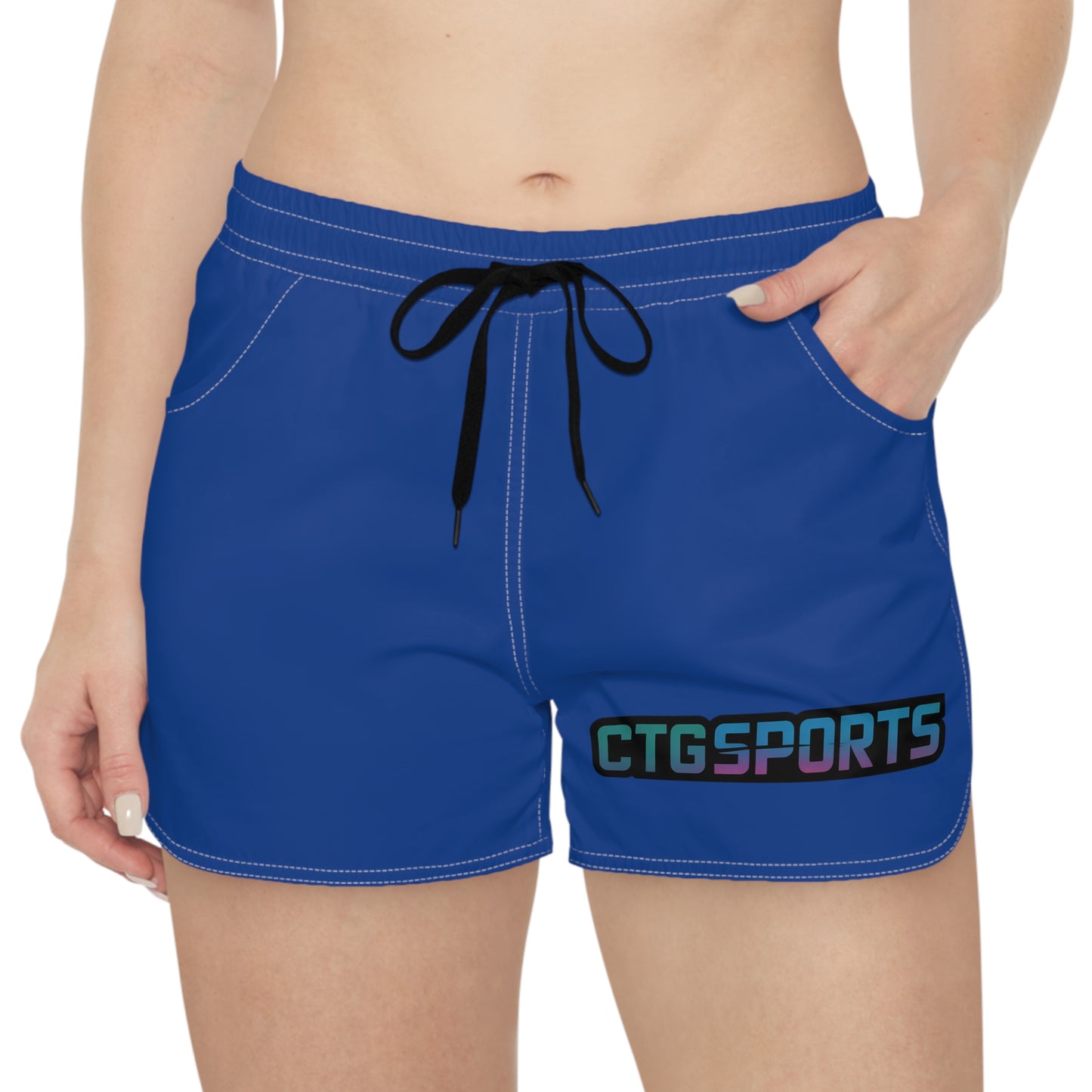 blue "CTGSports" Wmns Shorts