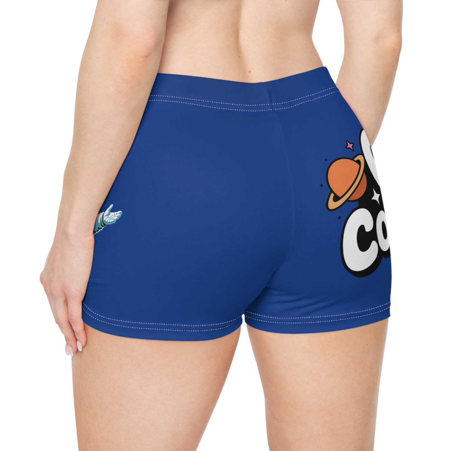 Blue "Spark"  Women's Shorts