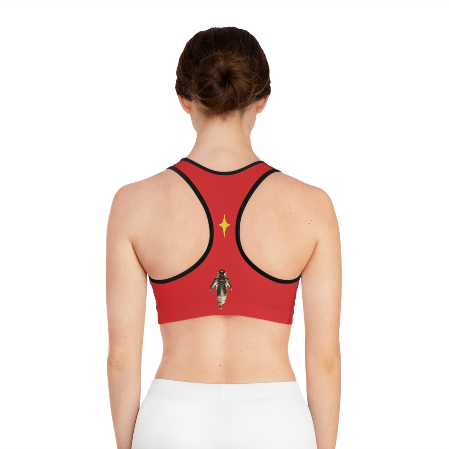 red "Sprint" Sports Bra