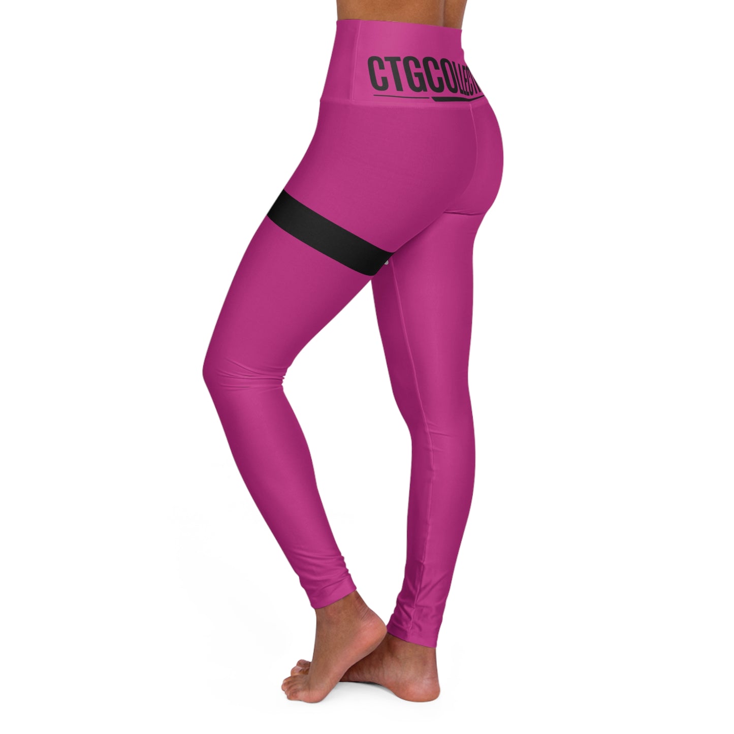 pink CreationOfGods High Waisted Leggings