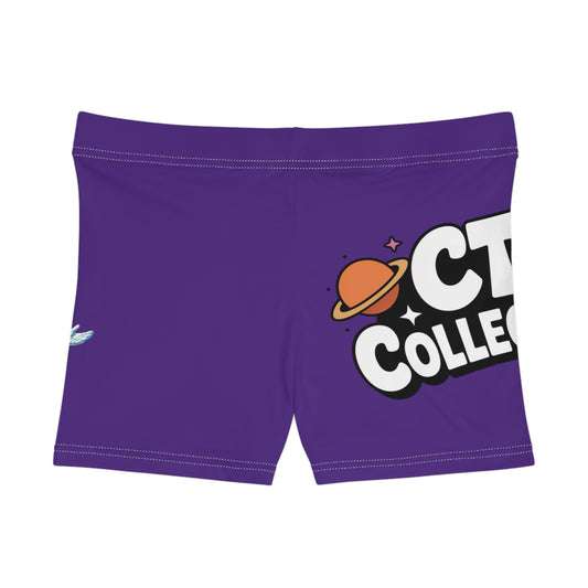 Purple "Spark"  Women's Shorts