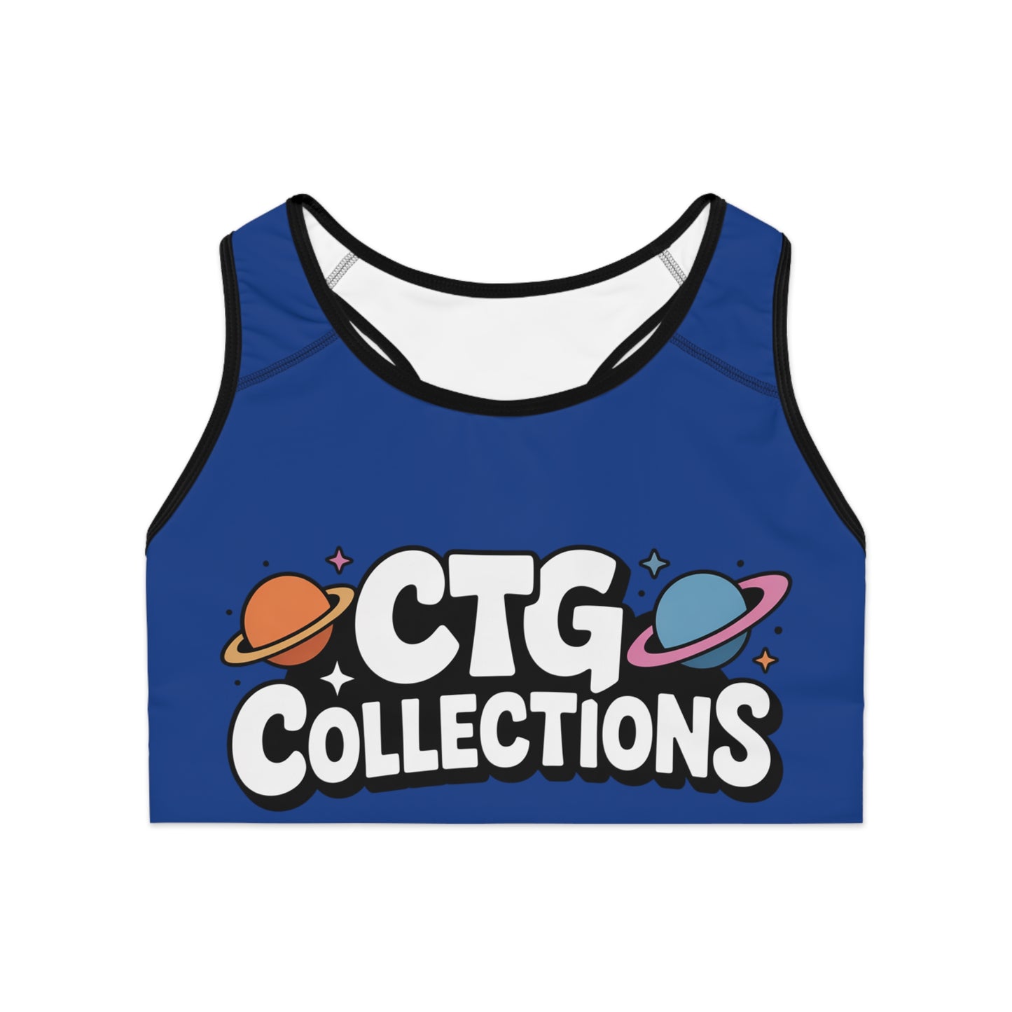 Blue "Spark" Wmns Sports Bra