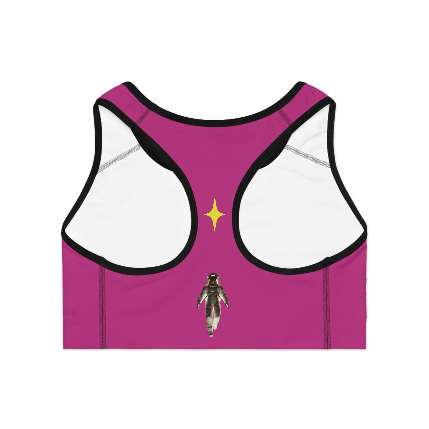 pink "Sprint" Sports Bra